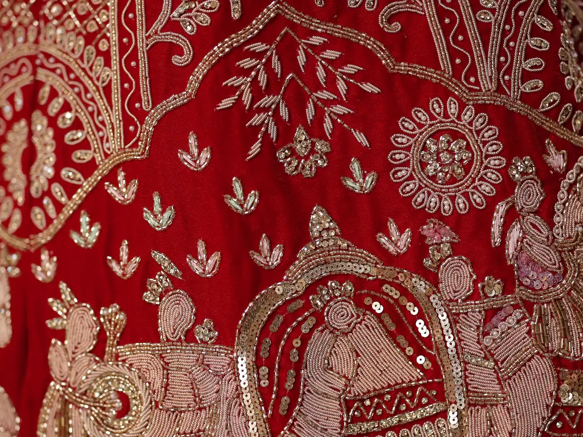 Zardozi embroidery